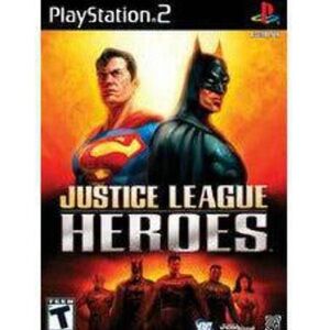 Sony PlayStation 2 Justice League Heroes - Red and Black